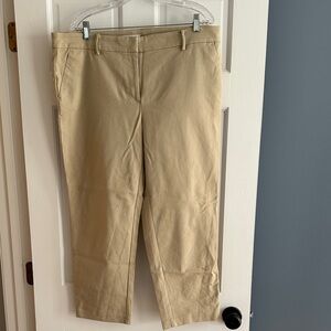 LOFT Beige Slim Trousers